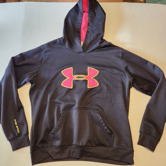 Under Armour Hoodie Black LS LG - Picture 1 of 4